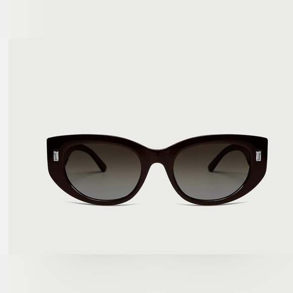 Accessories - Elegant Black Cat-Eye Sunglasses